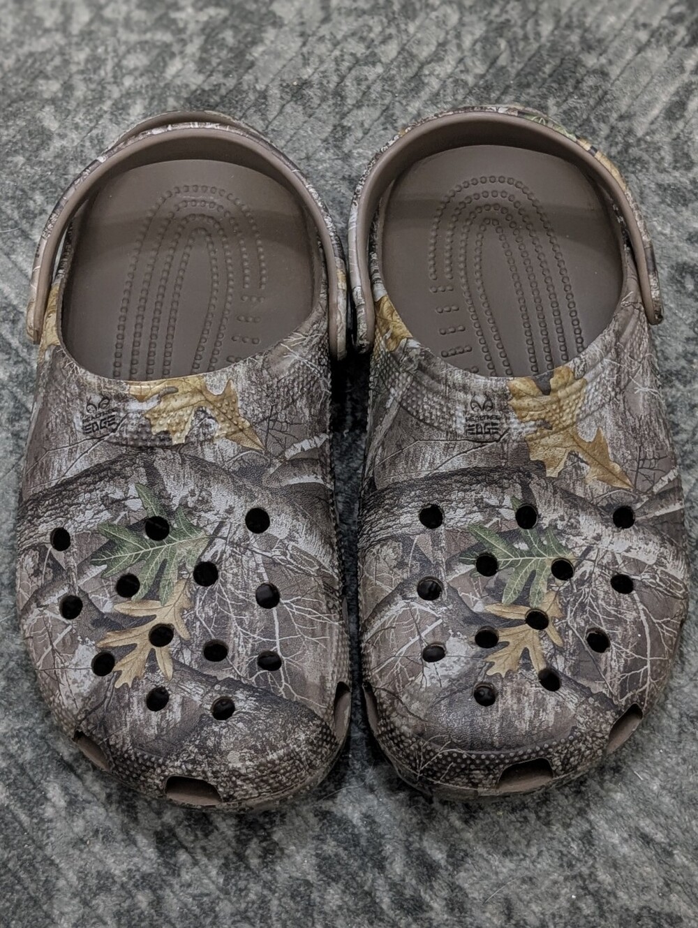 Crocs Clogs Realtree Camo Green Slip On Slingback Classic Shoes Mens 9/Womens 11